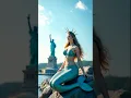 Download Lagu Mermaids near Liberty Statue #mermaid #shorts #mermaids