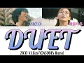 DUET - ZICO(지코),幾田りら(Lilas, YOASOBI's Ikura)【かなるび/パート割り/パート分け/和訳/日本語訳/日本語字幕】