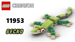 LEGO 11953 GECKO | LEGO Creator Magazine Gift Virtual Build