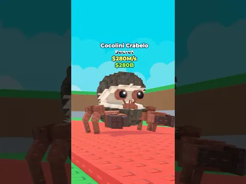 New Secret Cocolini Crabelo 🦀 #roblox #stealabrainrot #italianbrainrot