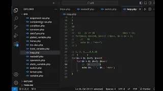 37 PHP nested loop