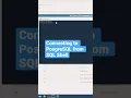 Connect to PostgreSQL with SQL Shell