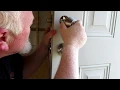 How to install a door knob and deadbolt set