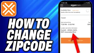 How To Change Zipcode on Amazon Flex - Easy Fix