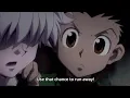gon hits killua and says baka