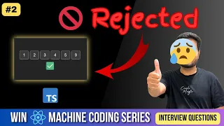 OTP Input Win Machine Coding Interview in React react machine coding questions