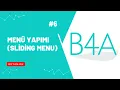 B4A ile Menu Yapimi Sliding Menu