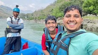 Rishikesh River Rafting || Chota Pushpa Rafting Vlog￼ || Rafting in Rishikesh ￼Vlog 🏔️