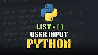 How to Create List in Python With User Input