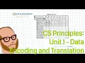 CS Principles Unit 1 Day 3 - Encoding and Translation