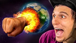 Ich ZERSTÖRE Planeten mit meiner FAUST | Solar Smash