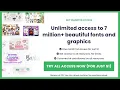 How to Claim CreativeFabrica Access for Just 1 - Download 7 Million Fonts KDP Interior Graphics