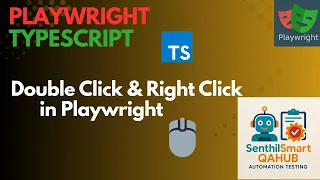 Playwright Mouse Actions - Double Click Right Click Explained with Examples Step-by-Step