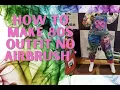 How To Make 80s 90s Outfit no Airbrush Needed with 5 Materials