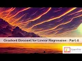 OpenPair Explanation Gradient Descent for Linear Regression - Part 4 Machine Learning AI