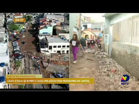 Acompanhe a situação dos moradores após o rompimento da adutora da Casan em Florianópolis