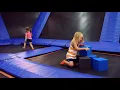 Toddler time at Sky Zone