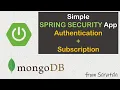 Simple Spring Security with MongoDB