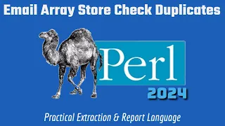 Perl Mini Project Store Emails In Array Check Duplicates 2024
