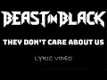 Beast In Black - They Don't Care About Us (Michael Jackson Cover) - 2021 - Lyric Video