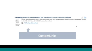 Learning with LOUIS - Custom Linking in EBSCO Admin