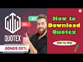 How to Download Install Quotex App Quotex mobile app download Quotex app download link