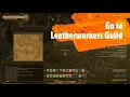 How to become Leatherworker Final Fantasy 14 FFXIV Unlock quest Guide for crafters - Leatherworker
