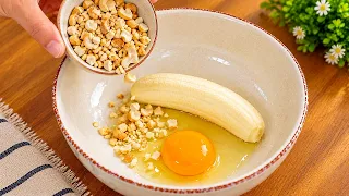 If you have 1 banana and 1 egg, make this in minutes recipe for Snacks! Easy and very Tasty!