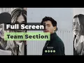 Full Screen Team Section Using Only HTML CSS