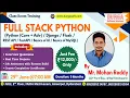 FULL STACK PYTHON Class Room Training DURGASOFT
