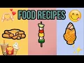 Toca Boca food recipes toca boca food rare food recipes toca boca food ideas