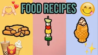 Toca Boca food recipes toca boca food rare food recipes toca boca food ideas