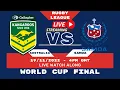LIVE Watch Along - Rugby League World Cup FINAL AUSTRALIA vs SAMOA