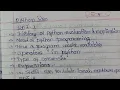 Jntuk R20 python important questions