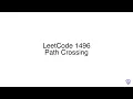 LeetCode 1496 Path Crossing