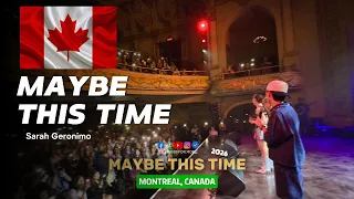 Maybe This Time | Sarah G. - Sweetnotes Live @ Montreal