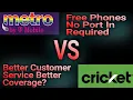 Metro By Tmobile Free Phones No Port In Needed Vs Cricket Wireless