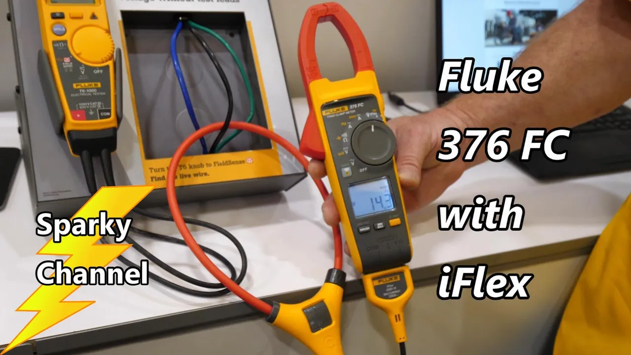 Pince Fluke 376 FC : test avec sonde iFlex