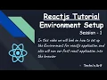 Reactjs Tutorial - Environment Set Up Reactjs Techs n Arif Tamil