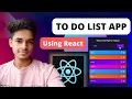 React To do list App Project Demo React JS Project using Hooks