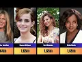 The Real Height of Hollywood Actresses