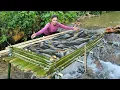 Download Lagu Ana used bamboo to make an ancient fish trap. Unexpectedly, caught a large haul of fish in the trap