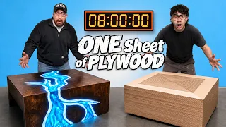 I Built 2 Coffee Tables in 8 Hours