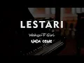 Lagu LESTARI // Wahyu F Giri // KARAOKE PIANO AKUSTIK NADA CEWE ( FEMALE )