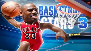 Becoming Prime MJ In Basketball Stars 3 POSTERS ONLY MAKE ALL DUNKS SCRIPT