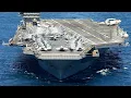 Super Aircraft Carrier USS George Washington Conducts Flight Operations at Sea
