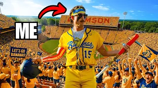 I Played in the BIGGEST Savannah Bananas Game Ever Clemson VLOG