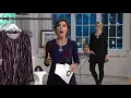 LOGO by Lori Goldstein Knit Top with Ruffle Hem on QVC