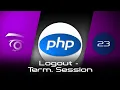 PHP AJAX Project - Logout