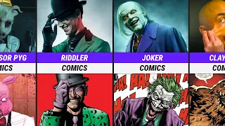 Gotham Series Vs Comics Comparison